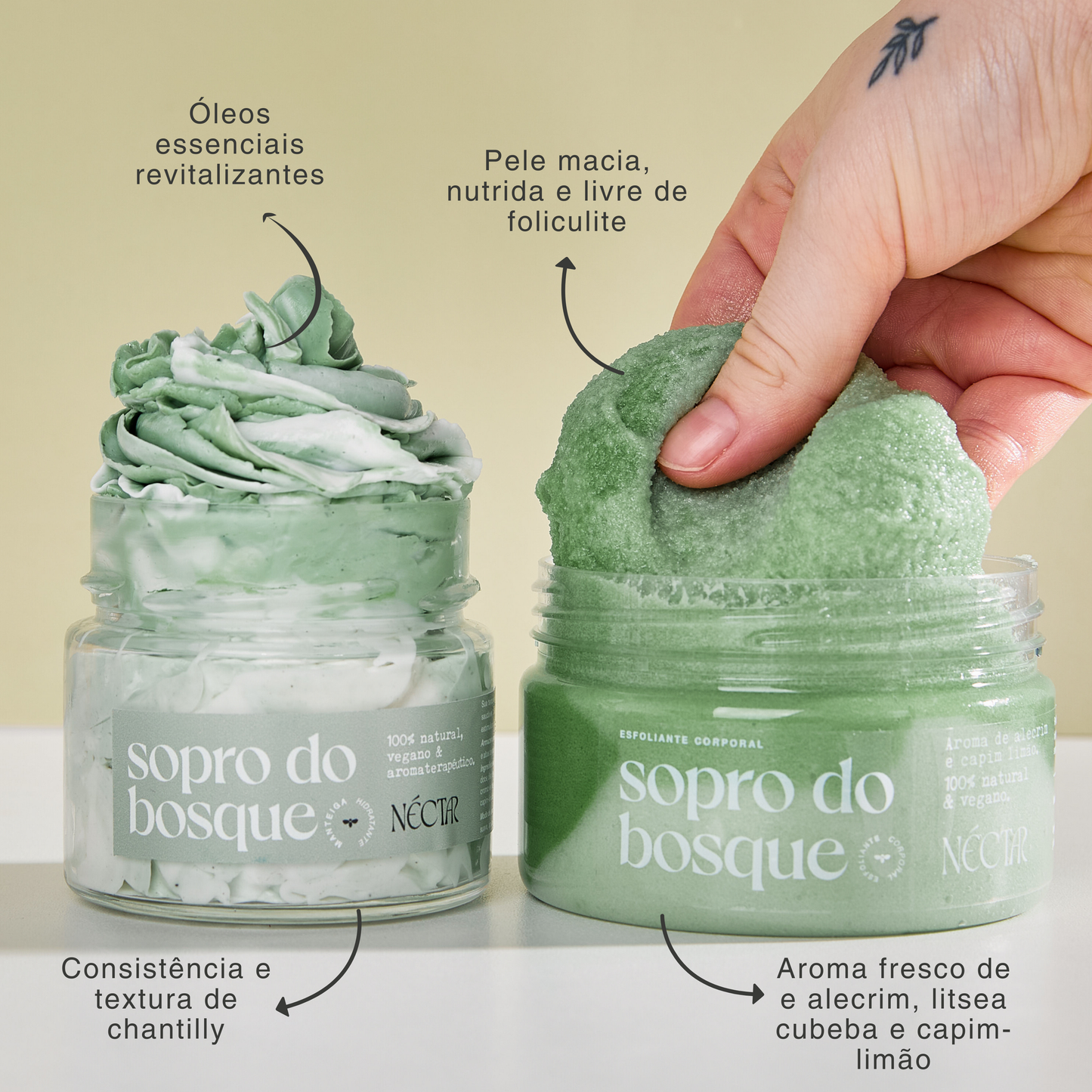 Kit Esfoliante Sopro do Bosque + Manteiga Hidratante