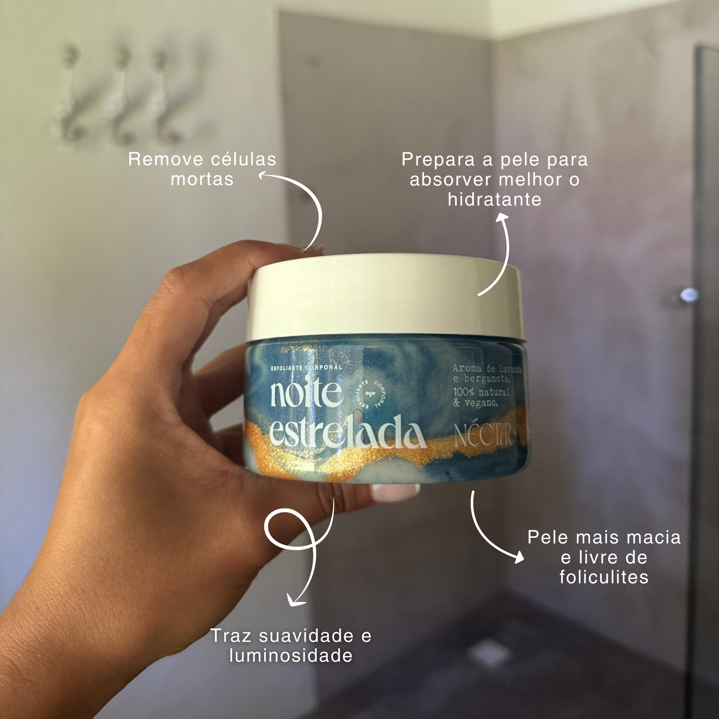 Kit Esfoliante Noite Estrelada + Manteiga Hidratante