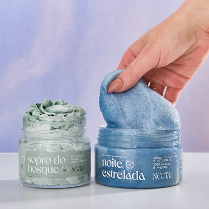 KIT ESFOLIANTE NOITE ESTRELADA + MANTEIGA HIDRATANTE