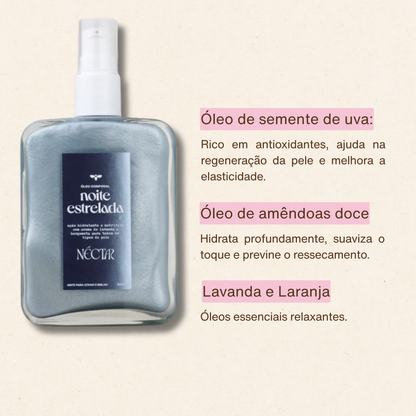 Óleo Corporal Relaxante Noite Estrelada